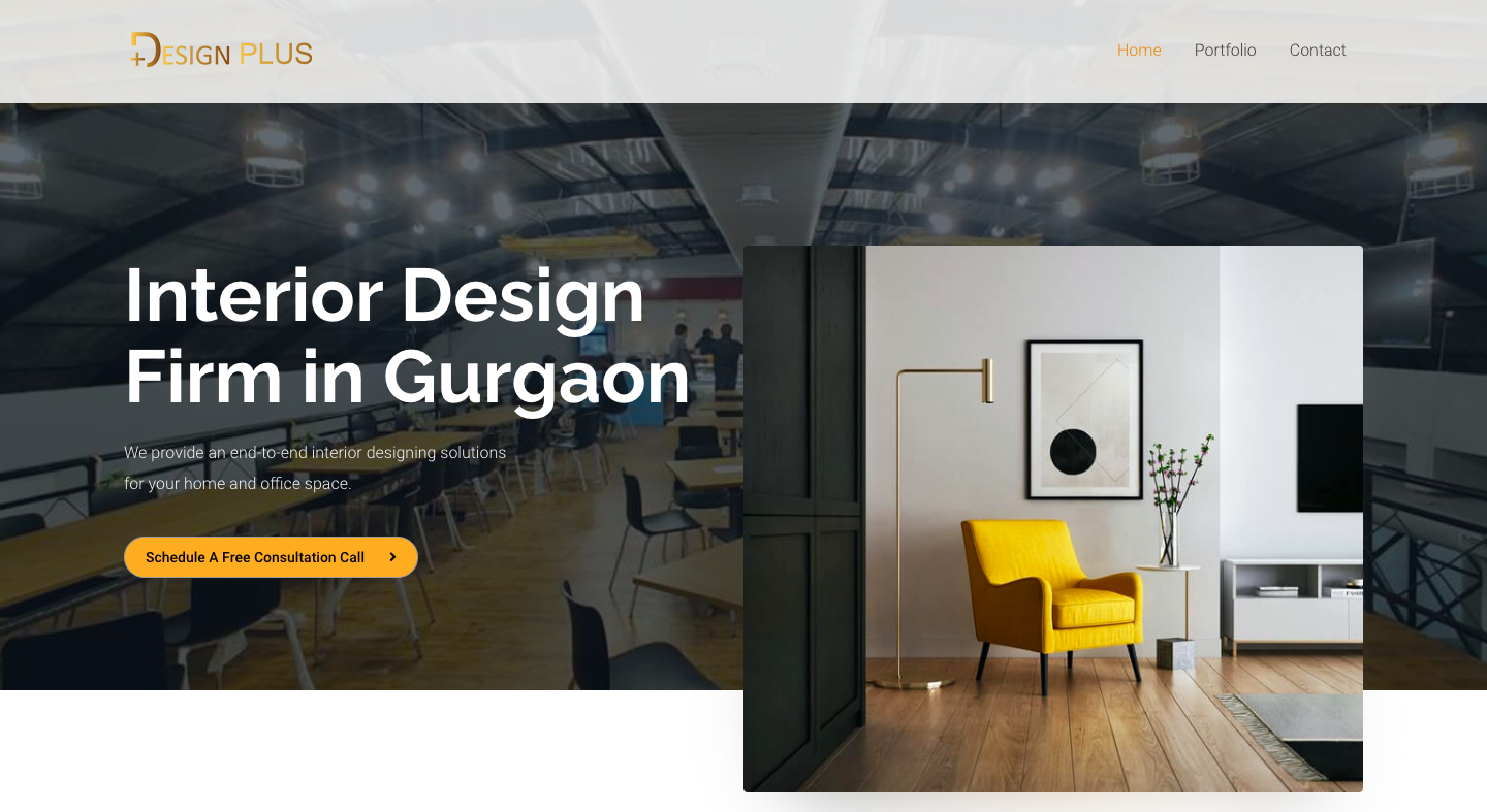 The Design Plus website